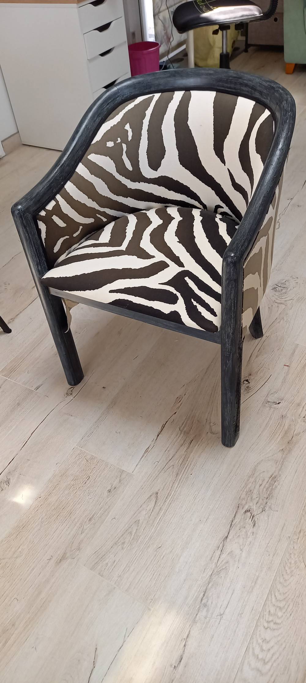 Couverture en velours pour ce petit fauteuil  (4)